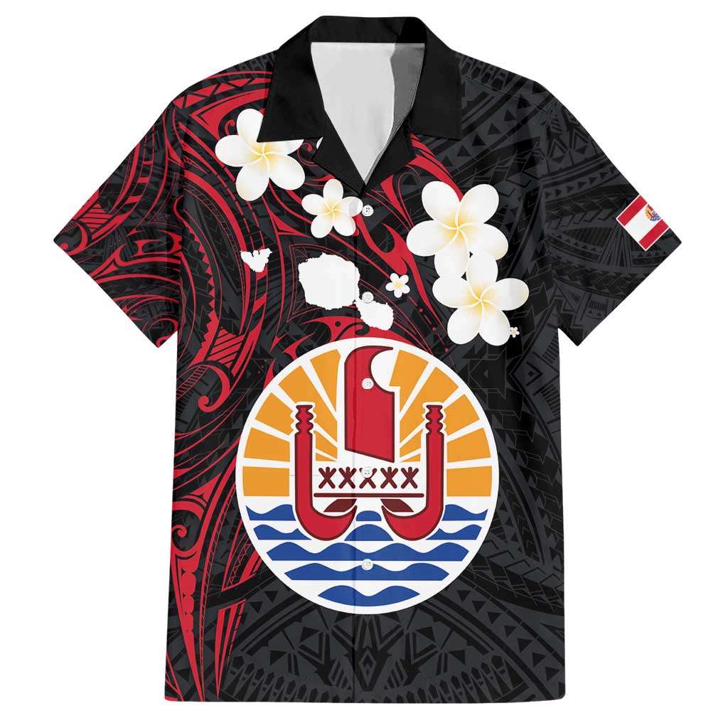 French Polynesia Tiare Day Family Matching Short Sleeve Bodycon Dress and Hawaiian Shirt Seal and Polynesian Pattern