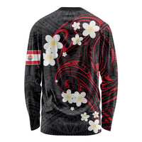French Polynesia Tiare Day Long Sleeve Shirt Seal and Polynesian Pattern