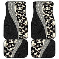 Bula Hibiscus Festival Car Mats Tapa Pattern Half Style
