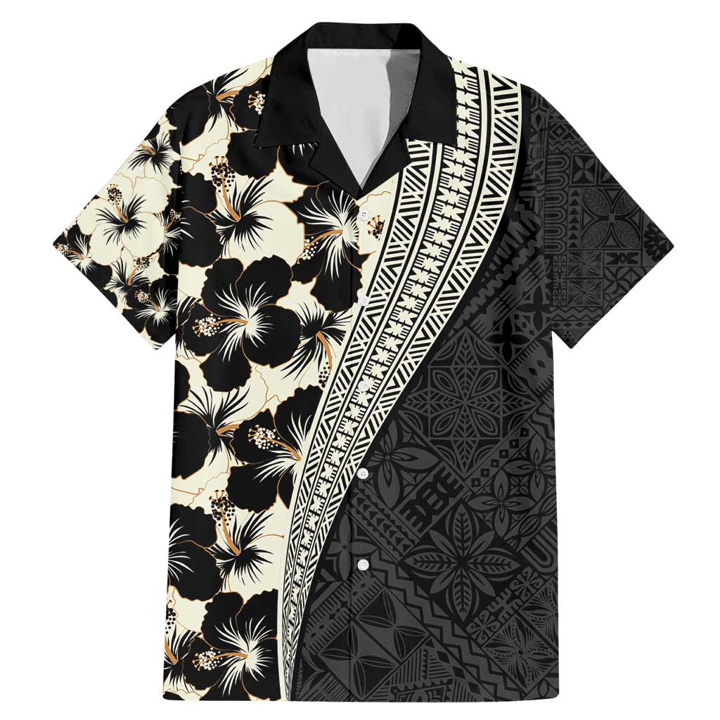 Bula Hibiscus Festival Family Matching Mermaid Dress and Hawaiian Shirt Tapa Pattern Half Style