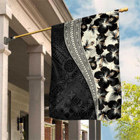 Bula Hibiscus Festival Garden Flag Tapa Pattern Half Style LT03 House Flag Beige - Polynesian Pride