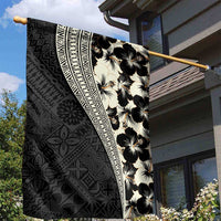 Bula Hibiscus Festival Garden Flag Tapa Pattern Half Style LT03 - Polynesian Pride