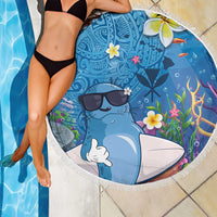 Aloha Hawaiian Monk Seal Beach Blanket Polynesian Tattoo The Ocean and Undersea Vibe