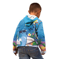 Aloha Hawaiian Monk Seal Kid Hoodie Polynesian Tattoo The Ocean and Undersea Vibe LT03 - Polynesian Pride