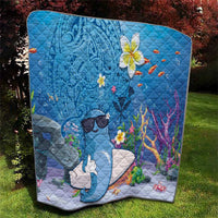 Aloha Hawaiian Monk Seal Quilt Polynesian Tattoo The Ocean and Undersea Vibe