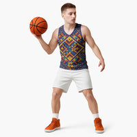 Kolose-Tuvalu Crochet Basketball Jersey with Polynesian and Pacific Tattoos - Polynesian Pride