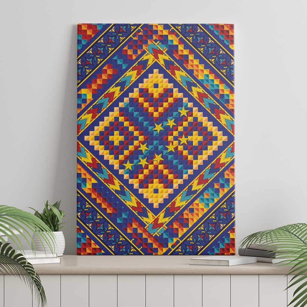 Kolose-Tuvalu Crochet Canvas Wall Art with Polynesian and Pacific Tattoos - Polynesian Pride