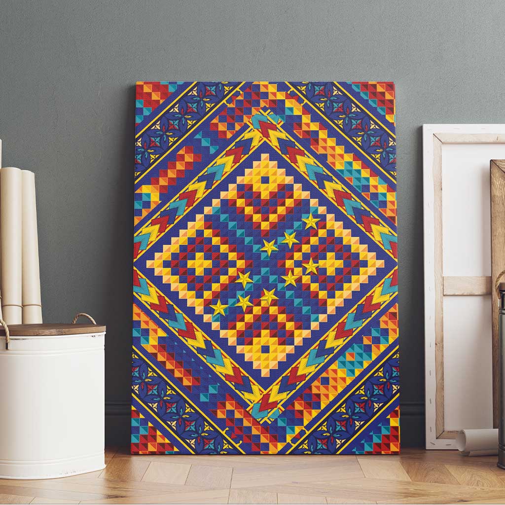 Kolose-Tuvalu Crochet Canvas Wall Art with Polynesian and Pacific Tattoos - Polynesian Pride