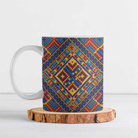 Kolose-Tuvalu Crochet Ceramic Mug with Polynesian and Pacific Tattoos - Polynesian Pride