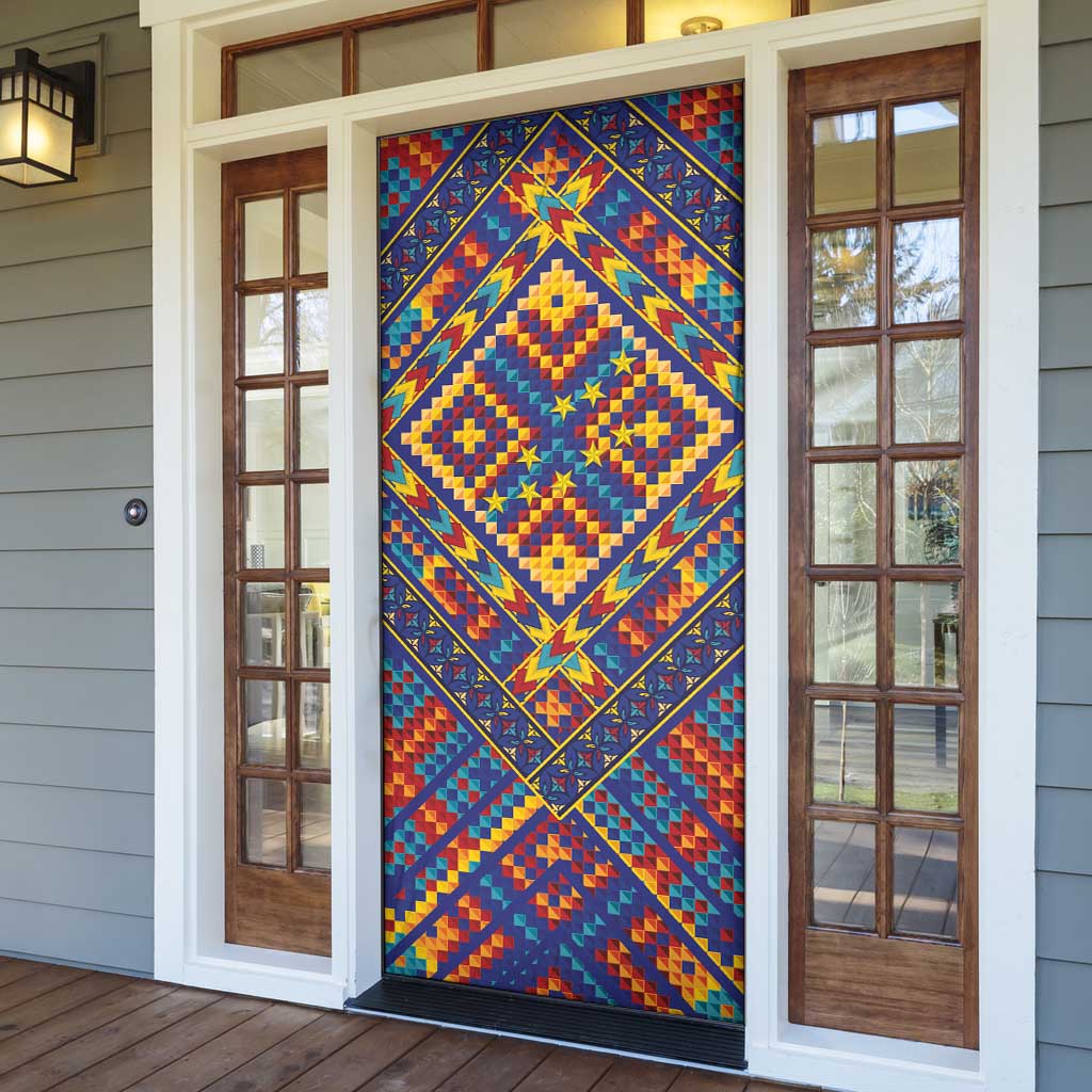 Kolose-Tuvalu Crochet Door Cover with Polynesian and Pacific Tattoos - Polynesian Pride