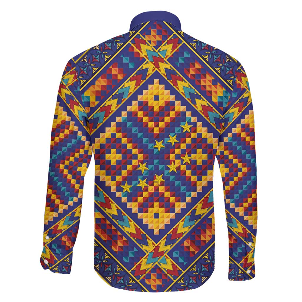 Kolose-Tuvalu Crochet Family Matching Puletasi and Hawaiian Shirt with Polynesian and Pacific Tattoos - Polynesian Pride