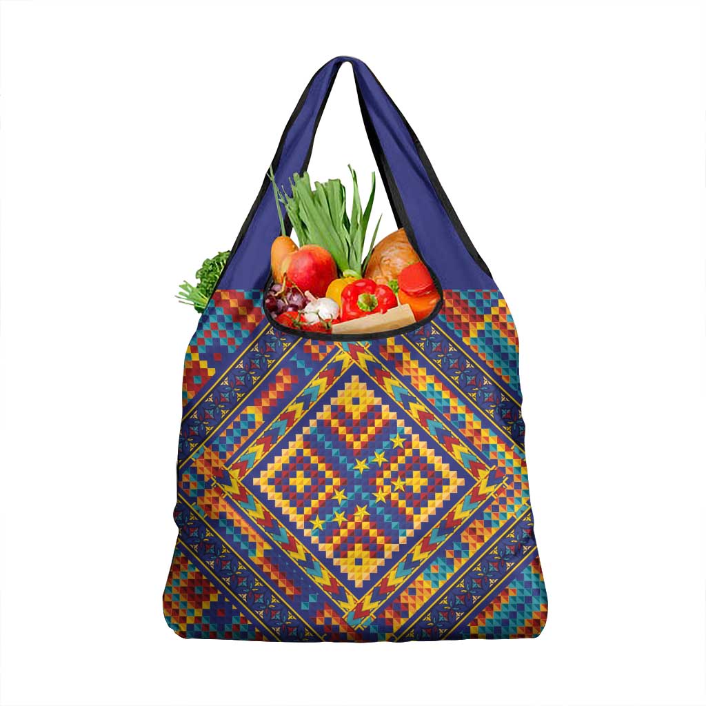 Kolose-Tuvalu Crochet Grocery Bag with Polynesian and Pacific Tattoos - Polynesian Pride