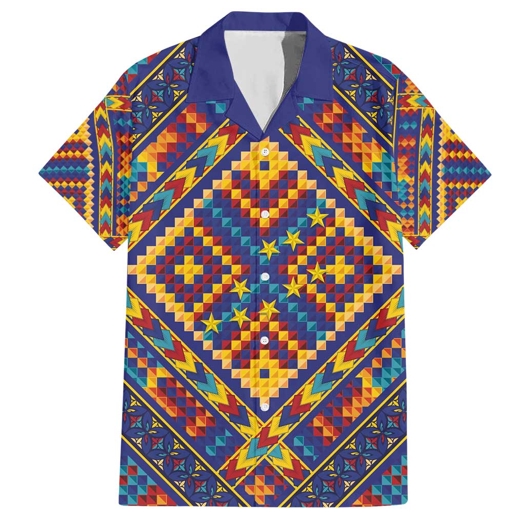 Kolose-Tuvalu Crochet Hawaiian Shirt with Polynesian and Pacific Tattoos - Polynesian Pride