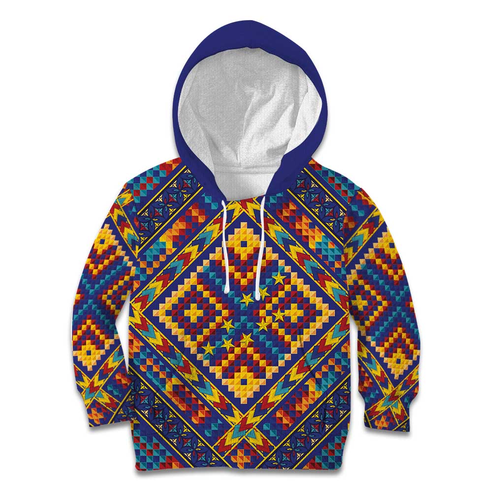 Kolose-Tuvalu Crochet Kid Hoodie with Polynesian and Pacific Tattoos - Polynesian Pride