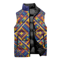 Kolose-Tuvalu Crochet Sleeveless Puffer Jacket with Polynesian and Pacific Tattoos - Polynesian Pride