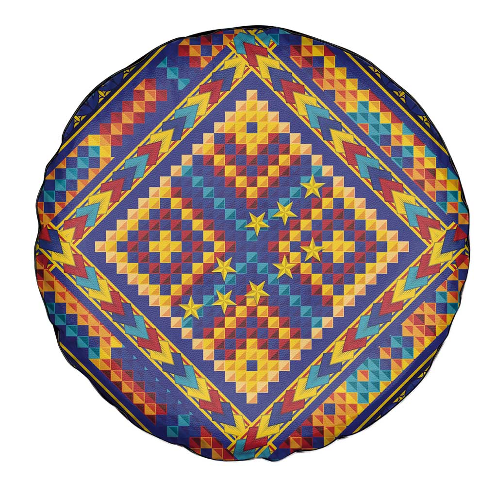 Kolose-Tuvalu Crochet Spare Tire Cover with Polynesian and Pacific Tattoos - Polynesian Pride