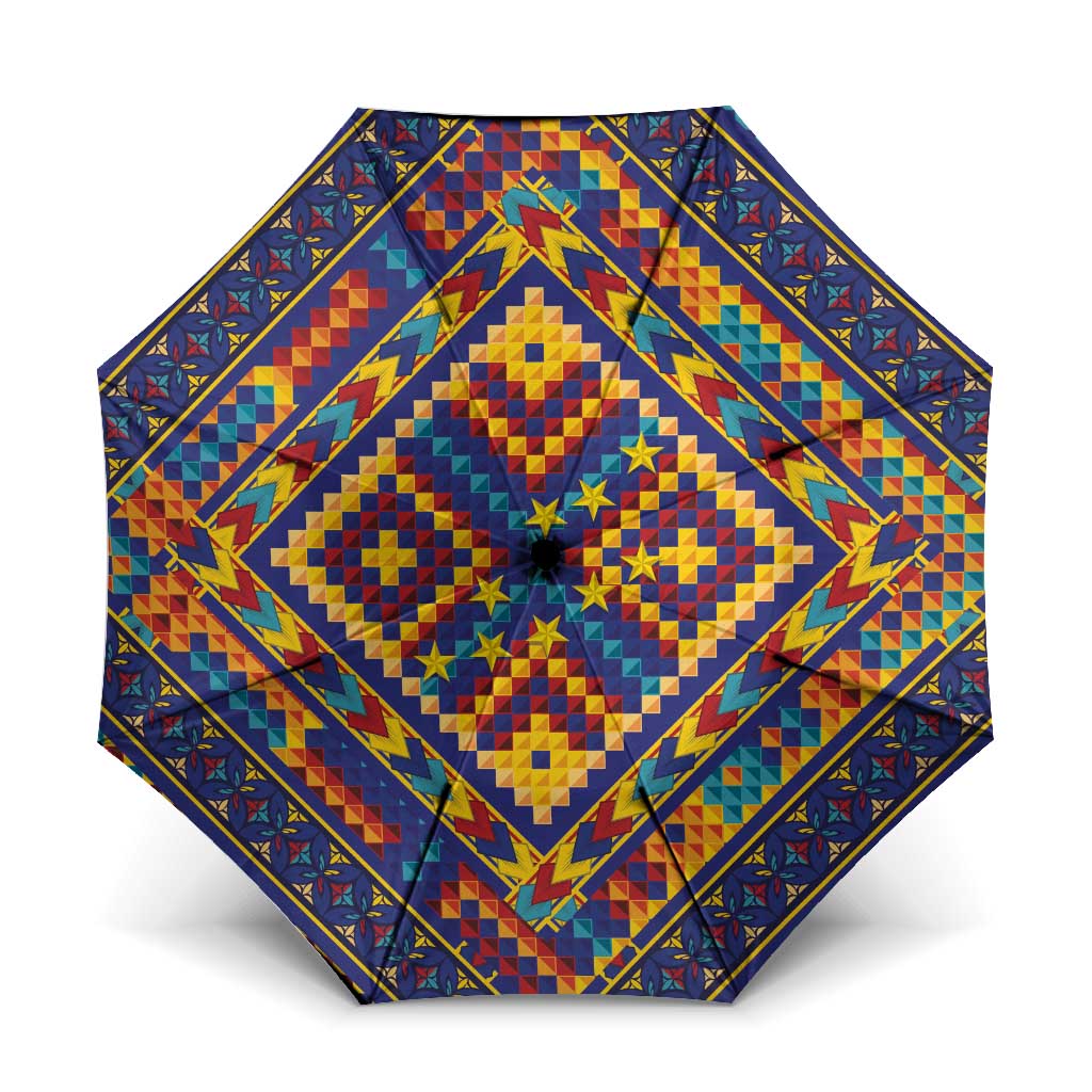 Kolose-Tuvalu Crochet Umbrella with Polynesian and Pacific Tattoos - Polynesian Pride