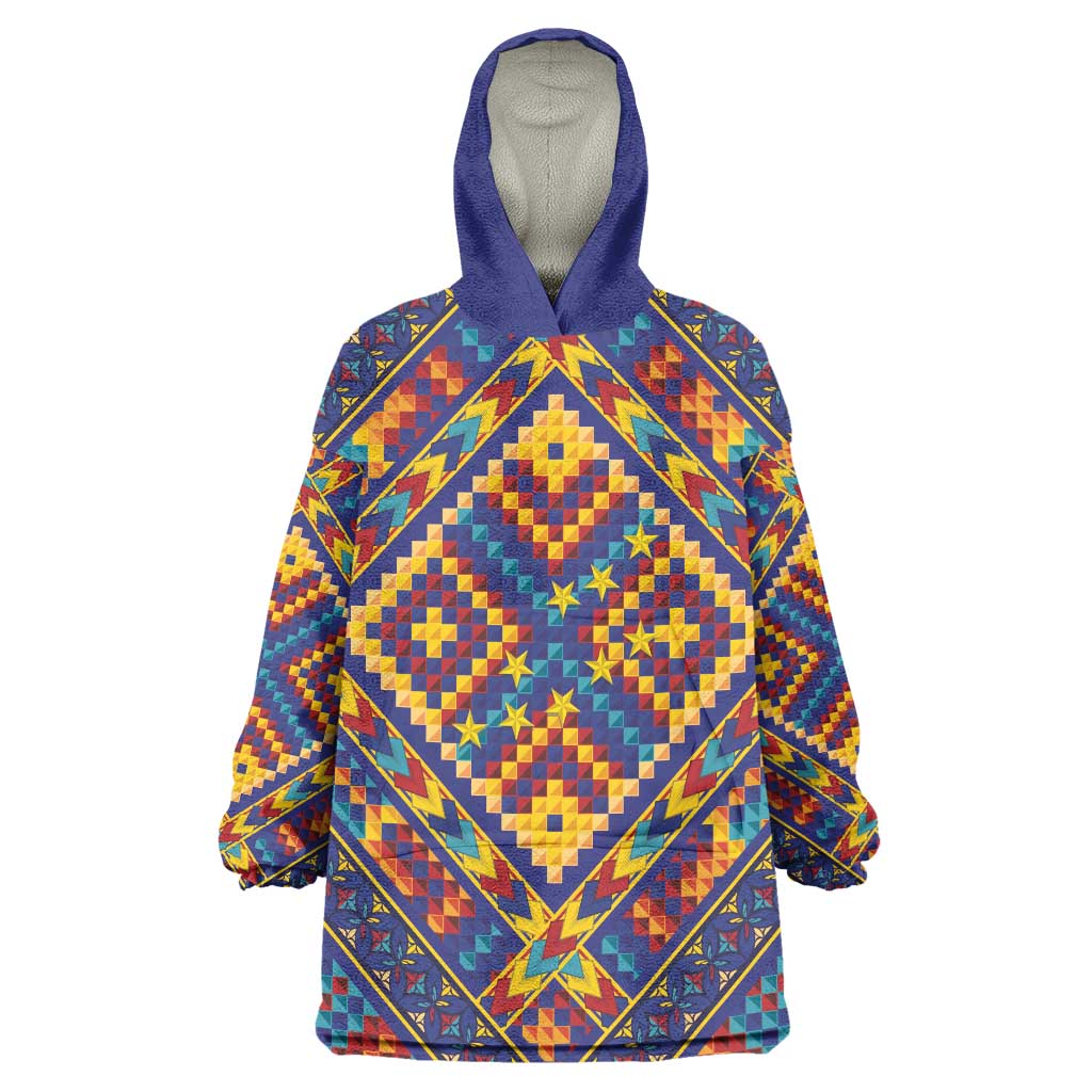 Kolose-Tuvalu Crochet Wearable Blanket Hoodie with Polynesian and Pacific Tattoos - Polynesian Pride