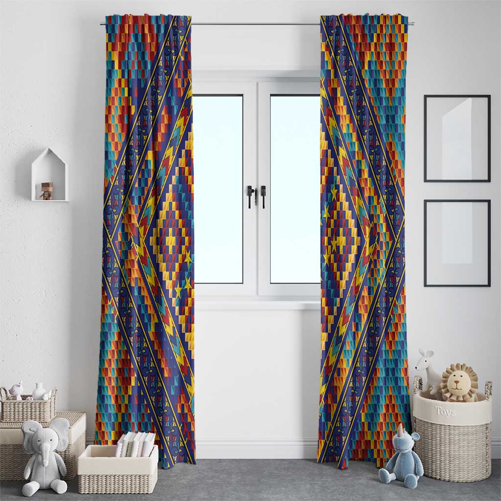 Kolose-Tuvalu Crochet Window Curtain with Polynesian and Pacific Tattoos - Polynesian Pride