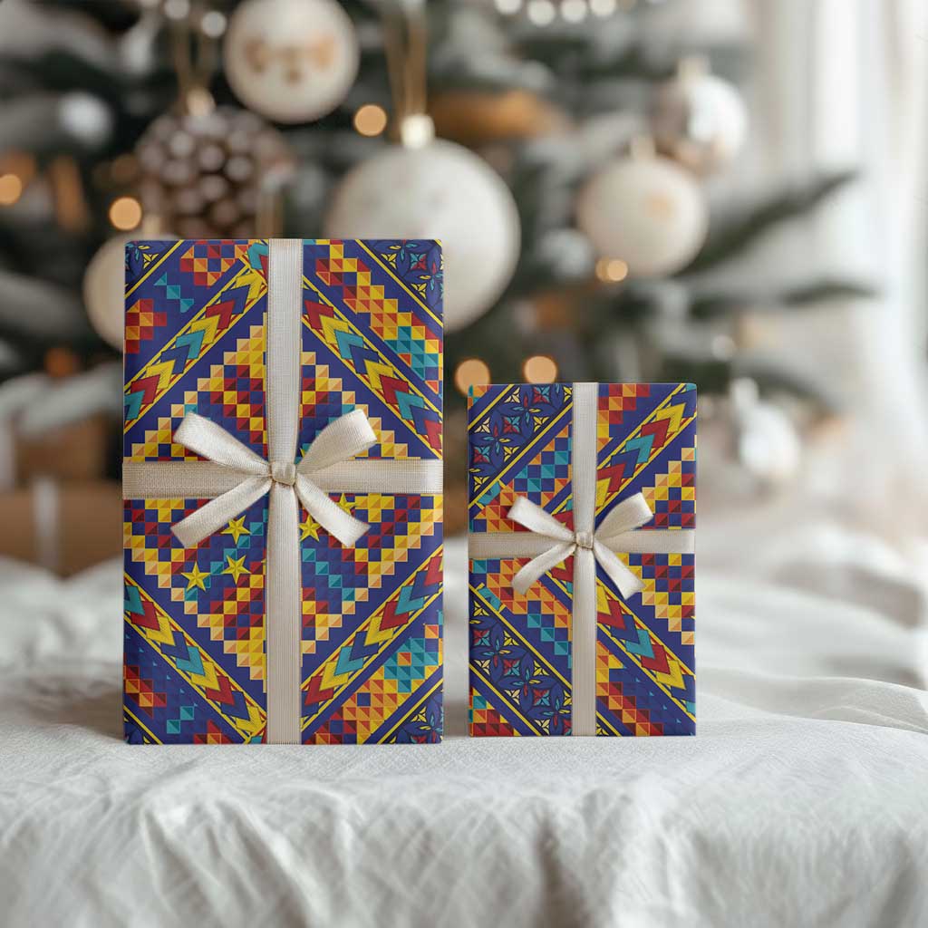 Kolose-Tuvalu Crochet Wrapping Paper with Polynesian and Pacific Tattoos LT03 - Polynesian Pride