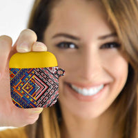 Tuvaluan and New Zealand Culture AirPods Case The Art of Kolose and Taniko - Polynesian Pride