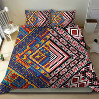 Tuvaluan and New Zealand Culture Bedding Set The Art of Kolose and Taniko - Polynesian Pride