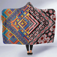 Tuvaluan and New Zealand Culture Hooded Blanket The Art of Kolose and Taniko - Polynesian Pride