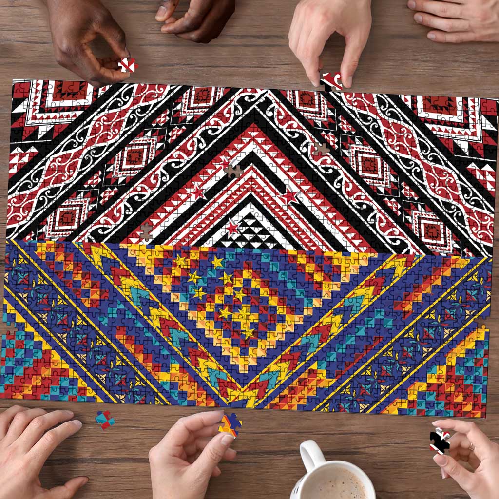 Tuvaluan and New Zealand Culture Puzzle The Art of Kolose and Taniko - Polynesian Pride