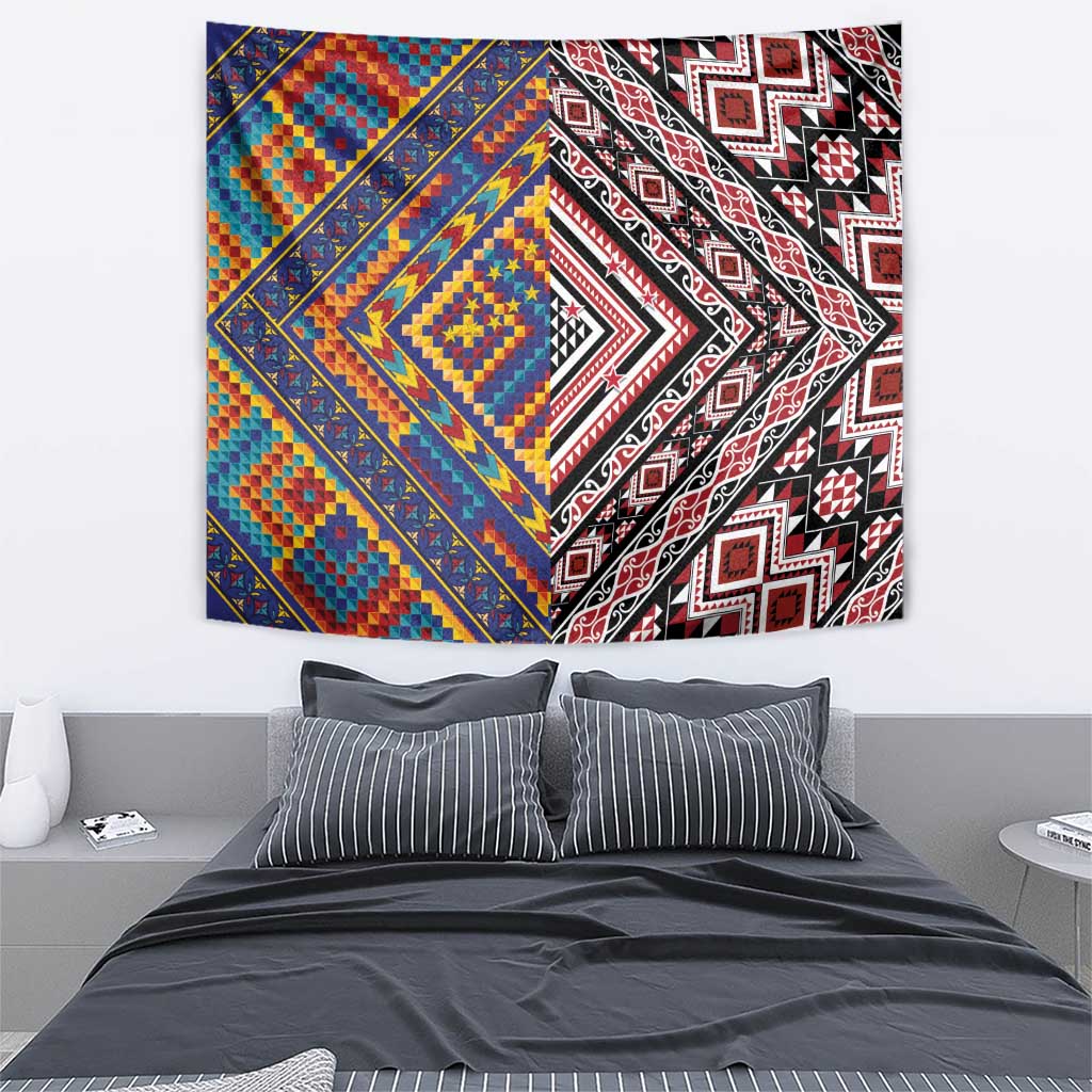 Tuvaluan and New Zealand Culture Tapestry The Art of Kolose and Taniko - Polynesian Pride