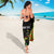 Personalised Vanuatu Running Sarong Footprint and Hibiscus Polynesian Style