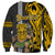 Custom Hawaii Island Sweatshirt Hawaiian Warrior and Kakau Symbols Abstract Tattoo LT03 - Polynesian Pride