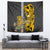 Custom Hawaii Island Tapestry Hawaiian Warrior and Kakau Symbols Abstract Tattoo LT03 - Polynesian Pride