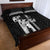 Custom Hawaii Island Quilt Bed Set Hawaiian King and Kakau Symbols Abstract Shoulder Tattoo LT03 - Polynesian Pride