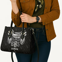 Super Samoa 685 Tribal Tattoo Leather Bag Samoan Ornament Pattern Black Edition LT03 - Polynesian Pride