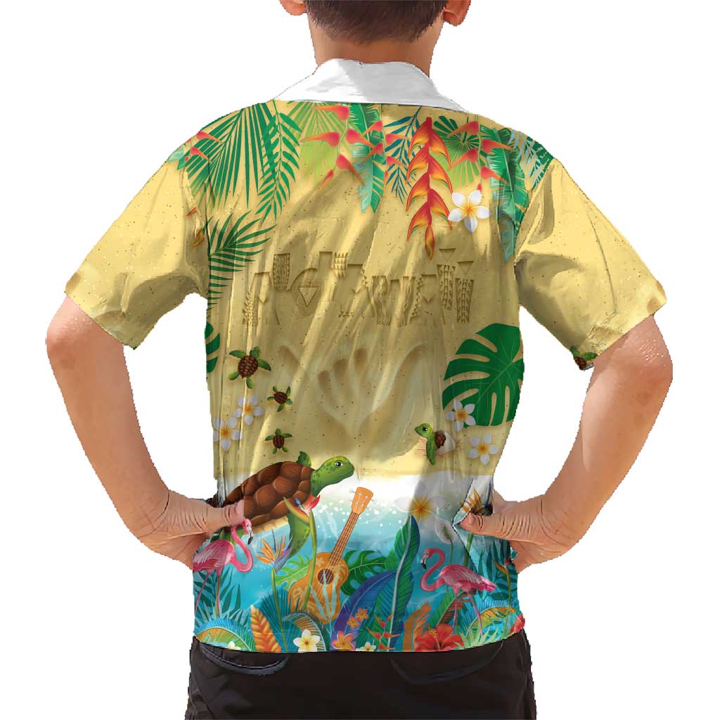 Hawaiian Alohawaii Hawaiian Shirt Tropical Plants and Animals on The Beach LT03 - Polynesian Pride
