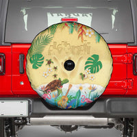 Hawaiian Alohawaii Spare Tire Cover Tropical Plants and Animals on The Beach LT03 - Polynesian Pride