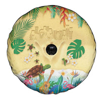 Hawaiian Alohawaii Spare Tire Cover Tropical Plants and Animals on The Beach LT03 - Polynesian Pride