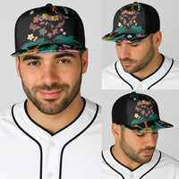 Hawaiian Alohawaii Baseball Net Cap Tribal Sea Animals Tattoo and Tropical Plants LT03 - Polynesian Pride