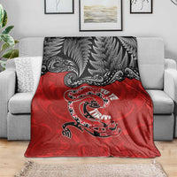 Aotearoa Toitu Te Tiriti Blanket Taniwha Tribal Motifs LT03 - Polynesian Pride