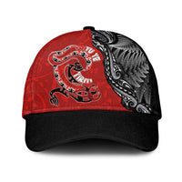 Aotearoa Toitu Te Tiriti Classic Cap Taniwha Tribal Motifs LT03 Universal Fit Multicolor - Polynesian Pride