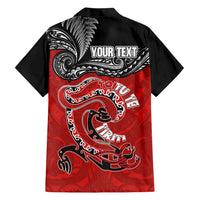 Personalised Aotearoa Toitu Te Tiriti Family Matching Mermaid Dress and Hawaiian Shirt Taniwha Tribal Motifs