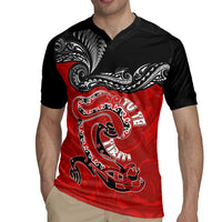 Personalised Aotearoa Toitu Te Tiriti Rugby Jersey Taniwha Tribal Motifs LT03 - Polynesian Pride