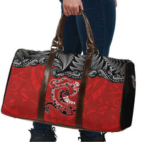 Aotearoa Toitu Te Tiriti Travel Bag Taniwha Tribal Motifs LT03 - Polynesian Pride