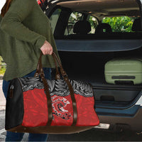 Aotearoa Toitu Te Tiriti Travel Bag Taniwha Tribal Motifs LT03 - Polynesian Pride