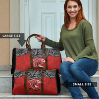 Aotearoa Toitu Te Tiriti Travel Bag Taniwha Tribal Motifs LT03 - Polynesian Pride