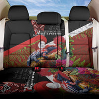 Aotearoa Toitu Te Tiriti Back Car Seat Cover Waitangi-Honour The Treaty NZ Tuatara and Plants