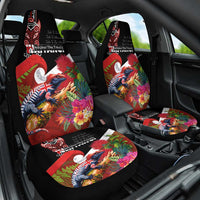 Aotearoa Toitu Te Tiriti Car Seat Cover Waitangi-Honour The Treaty NZ Tuatara and Plants