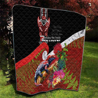 Aotearoa Toitu Te Tiriti Quilt Waitangi-Honour The Treaty NZ Tuatara and Plants