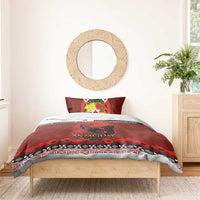 Tonga ANZAC Day Bedding Set Gallipoli Lest We Forget Ngatu Art Tribal
