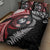 Tonga and New Zealand Together Quilt Bed Set Ngatu Art Tribal Maori Tattoo and Silver Fern